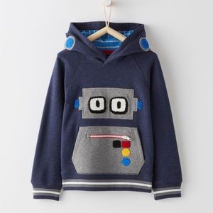 80cm (24M) Hanna Andersson Robot Hoodie